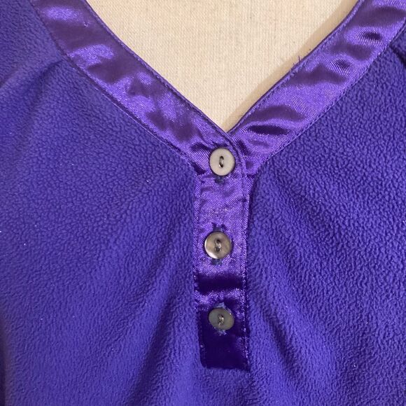 Axcess purple fleece snuggly top - Picture 5 of 7